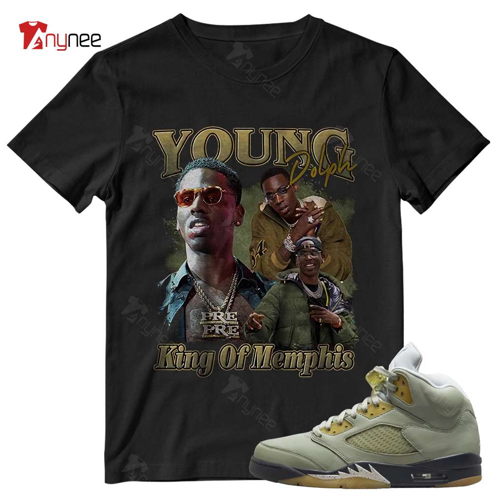 Young Dolph King of Memphis Black Air Jordan 5 Jade Horizon 5s Shirt Young Dolph King of Memphis Black Air Jordan 5 Jade Horizon 5s Shirt